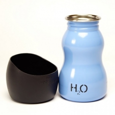 Fľaša na vodu pre psa H2O K9 0.3l - modrá