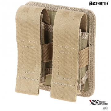 Dvojité pouzdro Maxpedition Double Sheath Pouch (DES) / 10x4x13 cm Grey