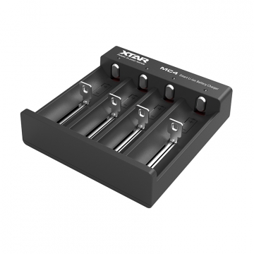 Nabíjačka USB XTAR MC4 pre 3.6 / 3.7 Li-ion / IMR / INR / ICR: 18650, 10440, 14500, 14650, 16340, 17335, 17500, 17670, 18350, 18490, 18500, 18700, 20700, 21700, 22650, 25500, 26650