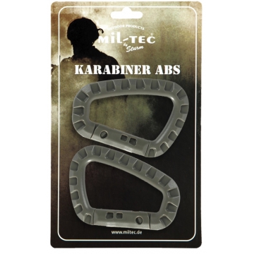 Karabina MilTec ABS / 8,3cm Gray