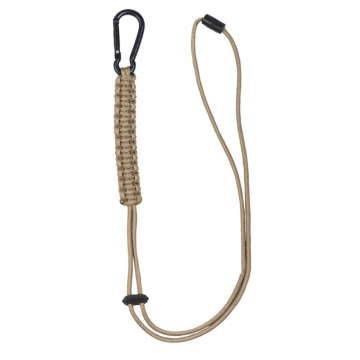 šňůrka MilTec Paracord Lanyard / 57cm - 260cm Coyote