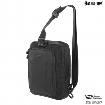 Taška přes rameno Maxpedition Mini Valence (MVL) AGR / 7L / 24x13x32 cm Black