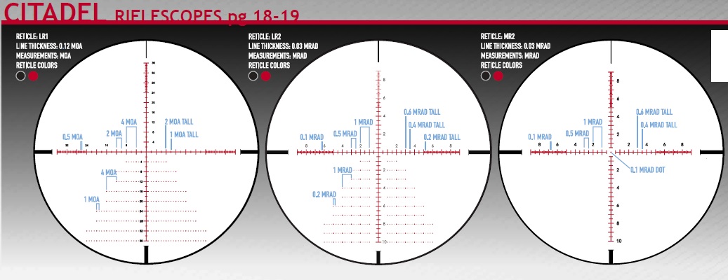 Citadel Reticles 1 Citadel Reticles 1