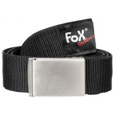 Opasek Fox Outdoor Web s kapsou na peníze 4cm / Black 120