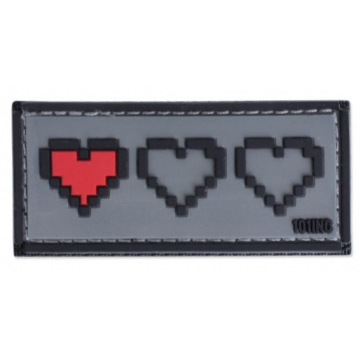 Nášivka na suchý zip Morale 101 Inc. Last Live - Grey / 70x31mm