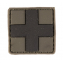 Nášivka na suchý zip MilTec Medic -  OD Green / 2.5x2.5cm