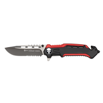 Nuž K25 Skull Red-Black / 8.7cm