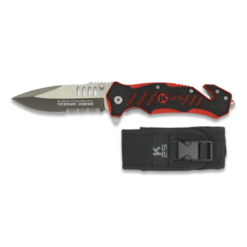 Nuž K25 Tactical Black-Red / 8.8cm