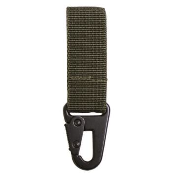 Karabina pro klíče na opasek a MOLLE MilTec - OD Green / 7cm