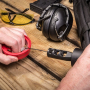 Čistící sada se šňůrou Real Avid  Gun Boss - .223 / 5.56 mm