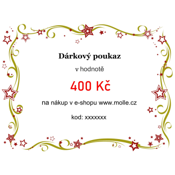Elektronický darčekový poukaz v hodnote 16€