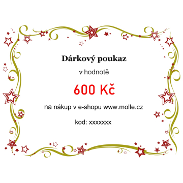 Elektronický darčekový poukaz v hodnote 25€