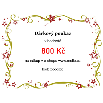 Elektronický darčekový poukaz v hodnote 32€