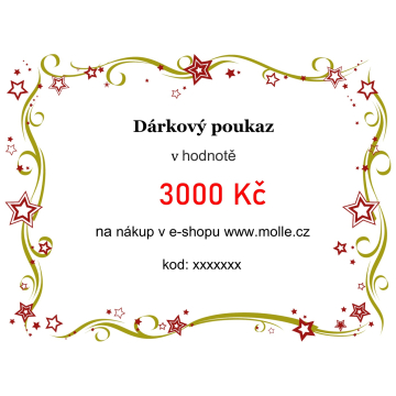 Elektronický darčekový poukaz v hodnote 123€