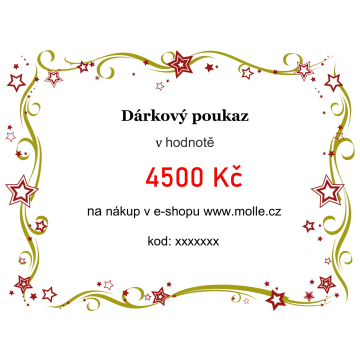 Elektronický darčekový poukaz v hodnote 184€