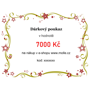Elektronický darčekový poukaz v hodnote 287€