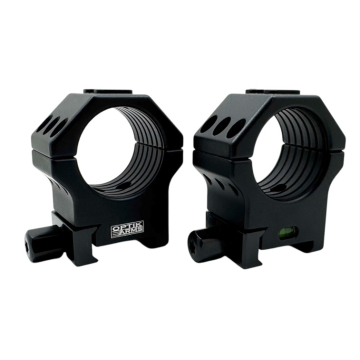 Titanová montáž s libelou OptikArms střední kroužky pro optiku 30 mm na Picatinny