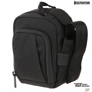 Puzdro Maxpedition Side Opening Pouch (SOP) AGR / 13x15 cm Black