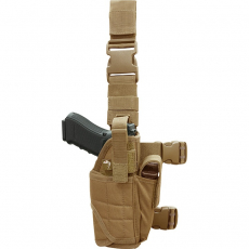 Taktické stehenní pouzdro na pistole Viper Tactical Adjustable Holster (VHADJ) Coyote