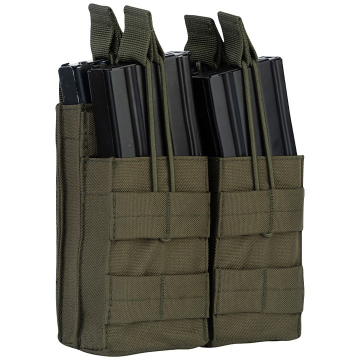 Dvě dvojité MOLLE sumky na zásobníky M4 Viper Tactical Double Duo Mag Pouch Green