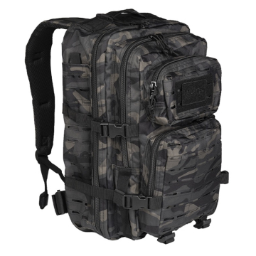 Batoh MilTec US Laser Cut Assault L / 36L / 51x29x28cm Dark Camo