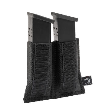 Elastická sumka na zásobníky do pistole na suchý zip Viper Tactical VX Double Pistol Mag Sleeve Black