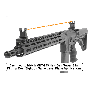 Sklopná muška s nízkým profilem UTG pro M4/AR15 MNT-755