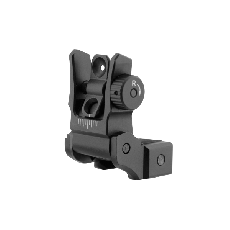 Sklopné hledí s nízkým profilem UTG Low Profile Flip-up Rear Sight with Dual Aiming