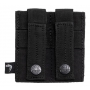 Elastická sumka MOLLE na zásobníky do pistole Viper Tactical Double Pistol Mag Plate Black