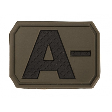 Nášivka na suchý zip MilTec A- OD Green / 3,8x2,8cm