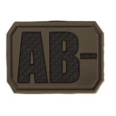 Nášivka na suchý zip MilTec AB- OD Green / 3,8x2,8cm