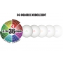 Puškohled UTG 1-4X28 30mm Long Eye Relief, 36-color Circle Dot (SCP3-14LIECDQ)
