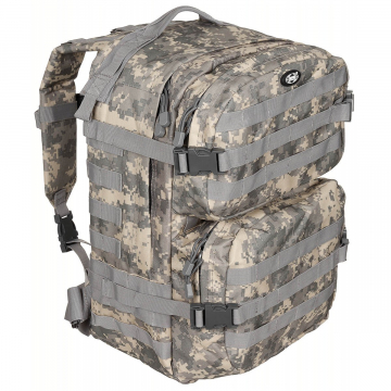Batoh MFH US Assault II / 40L / 30x48x27cm Black