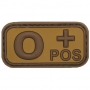 Nášivka na suchý zip MFH 0+ Khaki  / 5x2,5cm
