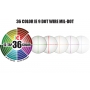 Puškohled UTG 1.5-6x44 30mm 36-Color Mil-Dot (SCP3-U156IEW)