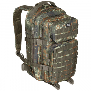 Batoh MFH US Assault I / 30L /  23x44x24cm Flektarn