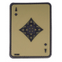 Nášivka na suchý zip 101 Inc. Ace Of Diamonds -  Green / 60x80mm