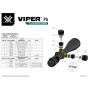 Puškohled Vortex Viper 6.5-20x50 30mm PA Mil-Dot MOA