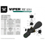 Puškohľad Vortex VIPER PST GEN II 5-25x50 30mm FFP EBR-7C MRAD